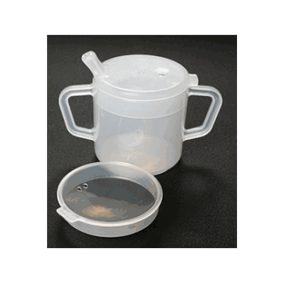 Mug, One Handle, 8 Oz, 2 Lids