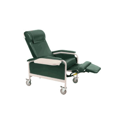 Multi-position Recliner Taupe Vinyl Upholster