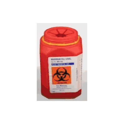 Multi-purpose Sharps Container 1-piece 1.5 Qu