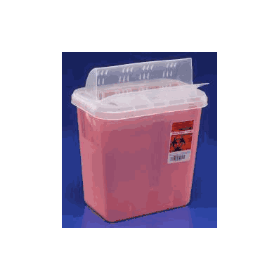 Multi-purpose Sharps Container, 10"H X 10.5"W X 7.25"D