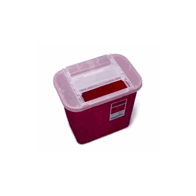 Multi-purpose Sharps Container 2 Gallon Red B