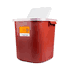 Multi-purpose Sharps Container 8 gallon, 2-piece 14"h x 13.75"w x 13.75" d, Horizontal Entry Lid Sharps Stackable Red - Medical Action 8705 <br> **uses LID#26-063-01 (included) <br><br><font color="red"><b>BACK TO THE PRODUCT TABLE, <a href="https://www.aaawholesalecompany.com/needles-and-syringes-sharps-collectors-multi-purpose-sharps-containers.html">CLICK HERE</a></b></font>