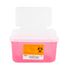 Multi-purpose Sharps Container 2 gallon, Nestable Waste Can Style 6-3/4"h x 10"w x 7" d, Horizontal Entry Hinged Snap On Lid  Free Standing, Translucent Red Base / Translucent Lid, Sold as 12/Case - Medical Action 	8706T <br><br><font color="red"><b>BACK TO THE PRODUCT TABLE, <a href="https://www.aaawholesalecompany.com/needles-and-syringes-sharps-collectors-multi-purpose-sharps-containers.html">CLICK HERE</a></b></font>