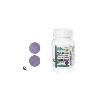 Multi-vitamin + Flouride 1 Mg Tablet 100 Per