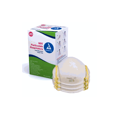N95 Mask, Molded Particulate Respirator, Fluid Resistant
