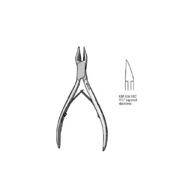 Nail Splitting Forceps Plier Type 4-1/2 Inch