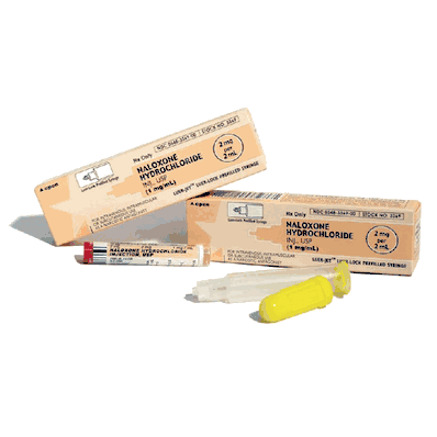 Nalozone Opiate Antagonist, 2 mL Prefilled Syringe Injection, 1 mg / mL, Intramuscular, Intravenous, or Subcutaneous