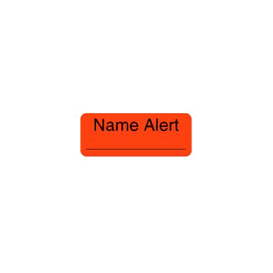Name Alert Label, 2.25" X 0.86"