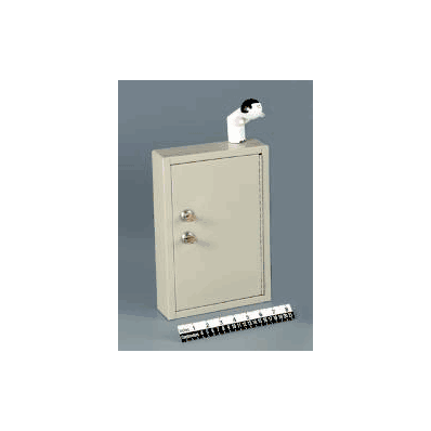 Narcotics Cabinet Slim Line Steel 2 Shelve -