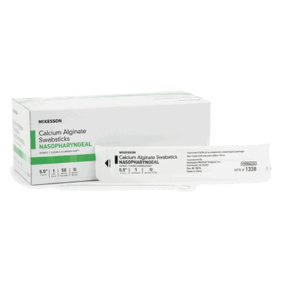 Nasopharyngeal Collection Swab, 5-1/2" with Swab Mini-Tip
