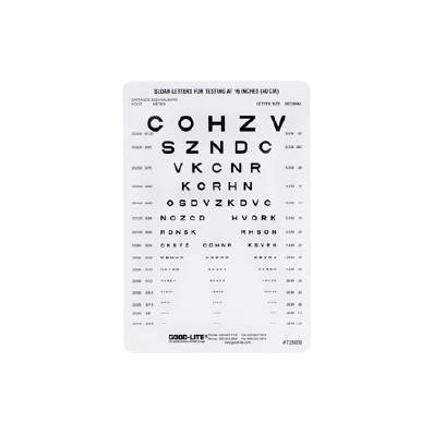 Near Vision Card 40 Cm - Card, Near Vision Sl