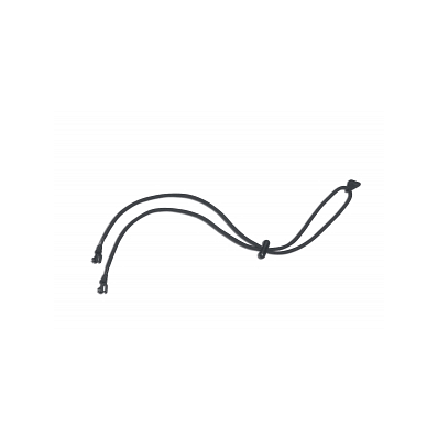 Neck Cord, Snap-fit, Cushion Tmpls, Bla - Med