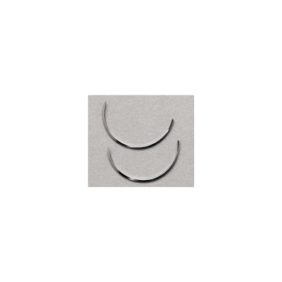 Needle, 1/2 Circle Reverse Cutting Lanes Cleft Palate Spring Eye, .024" x .630