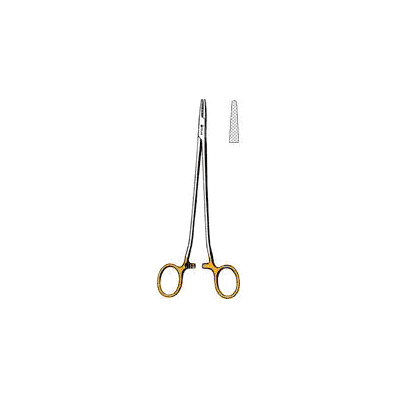 Needle Holder 10-1/2 Inch Straight, Serrated