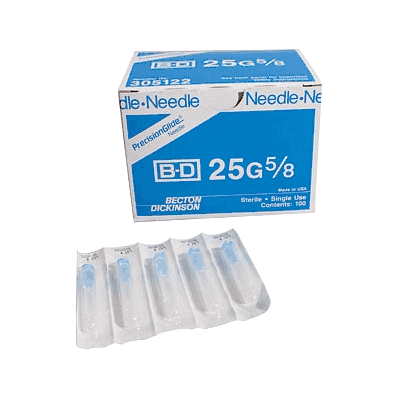 Needle, Hypodermic, General Use, 25gx5/8 - Me