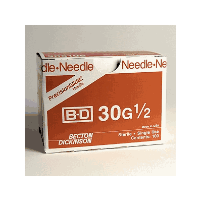 Needle, Precisionglide , Specialty, 30gx0.5 -
