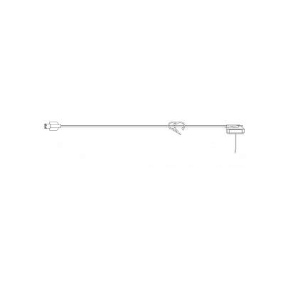 Needle, Safety Huber, 19ga X 1.0" - Medline