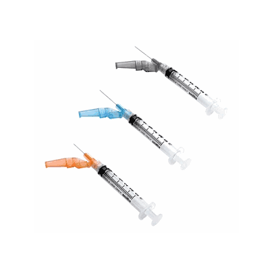 Needle, Safety, Hypo, 22g X 1", Pro-edge, Blk