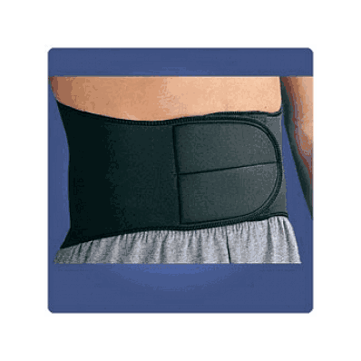 Neoprene Lumbar Supp Sm Blk