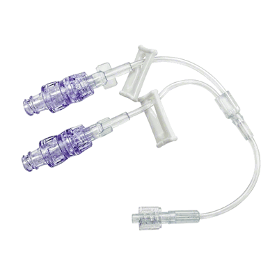 Nexus Needleless Connectors TKO-6P, 6" Removable Bifurcated Microbore Extension Set