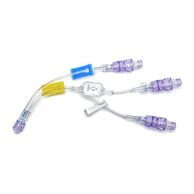 Nexus Needleless Connectors TKO-6P, 6" Trifurcated Microbore Extension Set