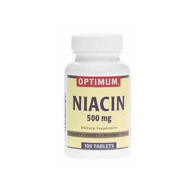 Niacin 500mg Tab 100/Bt - Medline