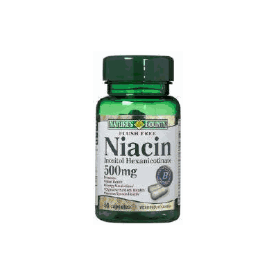 Niacin Supplement 500 Mg Capsule 50 Per Bottl
