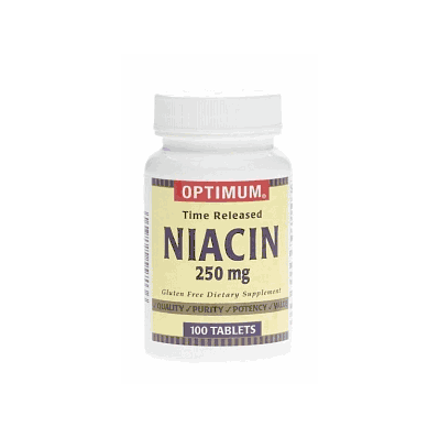 Niacin Tr 250mg Tab 100/Bt - Medline