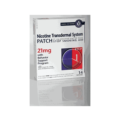Nicotine 21mg Patch 14/Bx - Medline