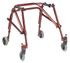 Nimbo Posterior Walker, <b>Castle Red, 19" - 25" Height, Small, 85 lbs. Weight Capacity</b>, 5" Front and Rear Wheels, Aluminum Frame, sold as Each by Drive Medical KA2200-2GCR<br><br><font color="red"><b>BACK TO THE PRODUCT TABLE, <a href="https://www.aaawholesalecompany.com/ambulatory-equipment-rollators-nimbo-posterior-walker-by-drive-medical.html">CLICK HERE</a></b></font>