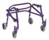 Nimbo Posterior Walker, <br>Wizard Purple, 15-1/2" to 19-1/2" Height, Extra Small, 75 lbs. Weight Capacity</b>, 5" Front and Rear Wheels, Aluminum Frame, sold as Each by Drive Medical KA1200-2GWP<br><br><font color="red"><b>BACK TO THE PRODUCT TABLE, <a href="https://www.aaawholesalecompany.com/ambulatory-equipment-rollators-nimbo-posterior-walker-by-drive-medical.html">CLICK HERE</a></b></font>