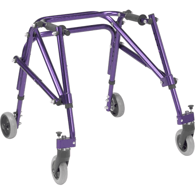 Nimbo Posterior Walker, Wizard Purple, 19" to 25" Height, Small, 85 lbs. Weight Capacity
