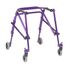 Nimbo Posterior Walker, <br>Wizard Purple, 23" to 30.5" Height, Medium, 150 lbs. Weight Capacity</b>, 5" Front and Rear Wheels, Aluminum Frame, sold as Each by Drive Medical KA3200-2GWP<br><br><font color="red"><b>BACK TO THE PRODUCT TABLE, <a href="https://www.aaawholesalecompany.com/ambulatory-equipment-rollators-nimbo-posterior-walker-by-drive-medical.html">CLICK HERE</a></b></font>