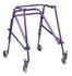 Nimbo Posterior Walker, <br>Wizard Purple, 28" to 36" Height, Large, 190 lbs. Weight Capacity</b>, 5" Front and Rear Wheels, Aluminum Frame, sold as Each by Drive Medical KA4200-2GWP<br><br><font color="red"><b>BACK TO THE PRODUCT TABLE, <a href="https://www.aaawholesalecompany.com/ambulatory-equipment-rollators-nimbo-posterior-walker-by-drive-medical.html">CLICK HERE</a></b></font>