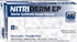 NitriDerm EP Nitrile Synthetic Exam Gloves, <b>LARGE, 12" Length, 0.13mm (5 mil)</b> Extended Cuff Fully Textured Powder Free, Chemo Tested, Blue, sold as  100/bx, 10bx/case (1000/Case) by Innovative 182300<br><br><font color="red"><b>BACK TO THE PRODUCT TABLE, <a href="https://www.aaawholesalecompany.com/gloves-medical-gloves-nitriderm-ep-exam-gloves-by-innovative.html">CLICK HERE</a></b></font>