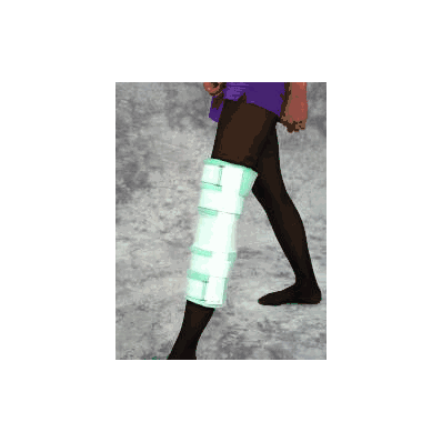 Nonhinged Knee Immobilizer Universal Hook And
