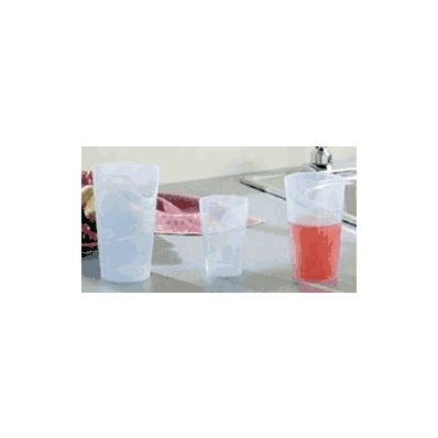 Nosey Cutout Tumbler 8 Oz. Transparent Polypr