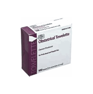 Obstetrical Towelette Hygea 5 X 7.88 Inch In
