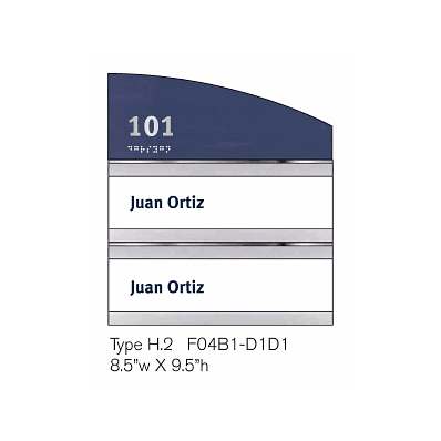 Office Id Signs - Sign, OfFice Id, Includes I
