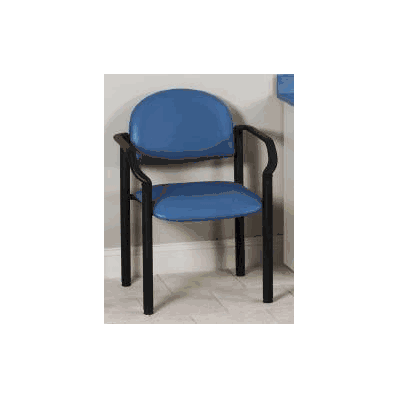 Office Side Chair Premium Series Black / Burg