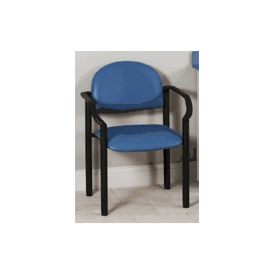 Office Side Chair Premium Series Black / Emer