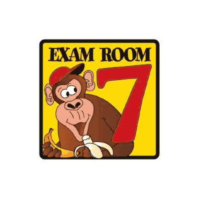 Office Sign Exam Room 7 - Sign, Exam Room -