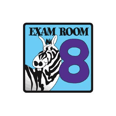Office Sign Exam Room 8 - Sign, Exam Room -