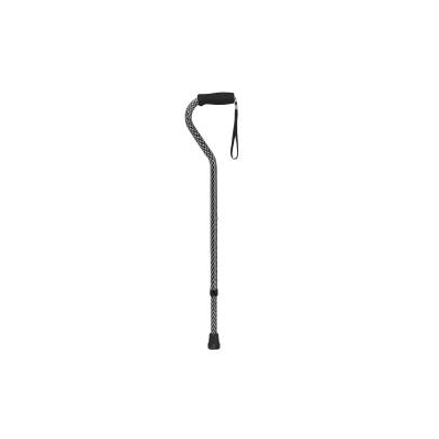 Offset Cane Aluminum 30 To 39 Inch Floral - C