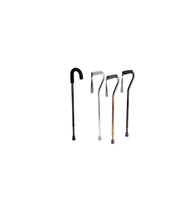 Offset Cane Aluminum Black - Cane, OfFset Hnd
