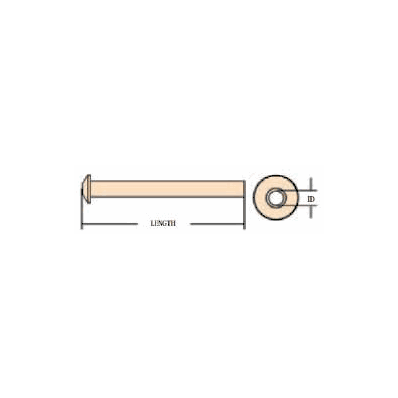 Olympus 140033 Ear Ventilation Tube, 1.14 mm Straight