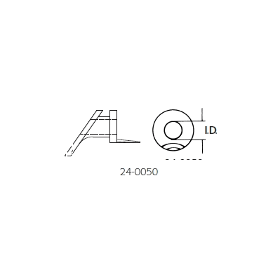 Olympus 70241050 Ear Ventilation Tube, 1.14 mm Armstrong Beveled Grommet 2