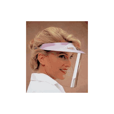 Op-D-Op 408ABS-WT-S Face Shield Kit, Small, Color: Clear Shield / White Visor