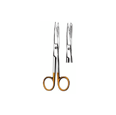 Operating Scissor 4-1/2 Inch 1 Sharp Tip, 1 B