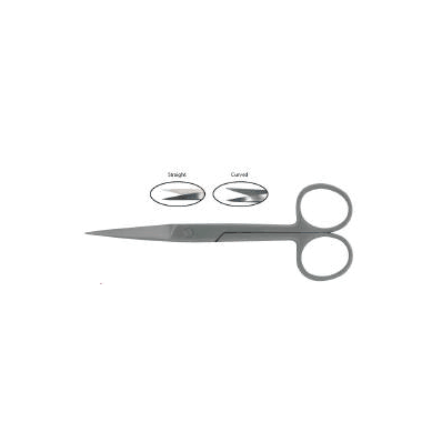 Operating Scissors 5 Inch 2 Sharp Tips - Scis